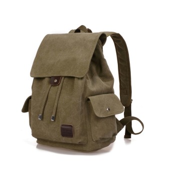 Backpack Laptop Cokelat Kanvas Bima IDR 280.000