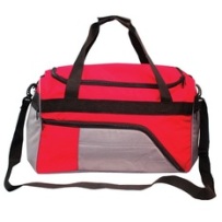 Travel Bag Merah Abu Polyester IDR 87.400